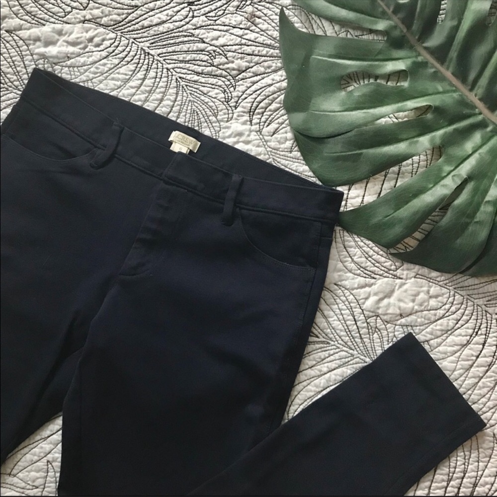 J.Crew Navy Ponte pants size 6